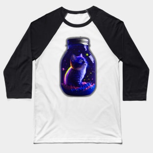 Galaxy environment capturing A whimsical, a small kitty Baseball T-Shirt